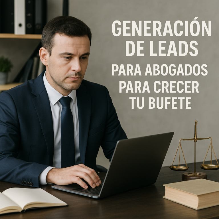 Generación de Leads para Abogados para Crecer tu Bufete